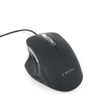 Mysz przewodowa Gembird MUS-6B-02 (czarna)