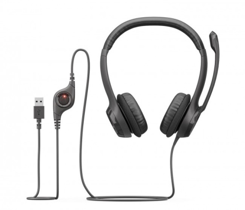 Słuchawki Logitech H390 USB Grafitowy Słuchawki Logitech H390 USB Grafitowy