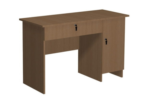 Biurko dla nauczyciela, jednoszafkowe dł. 1200 mm Biurko dla nauczyciela, jednoszafkowe dł. 1200 mm