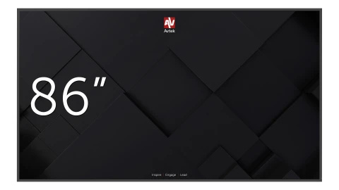 Monitor informacyjny Avtek DS 86" - 24/7 + Moduł WiFi/BT