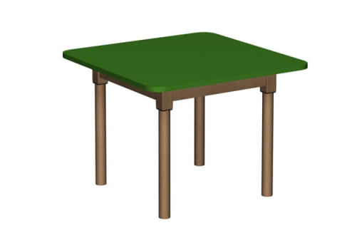 Stół przedszkolny/do żłobka kwadratowy 700x700 Stół przedszkolny/do żłobka kwadratowy 700x700
