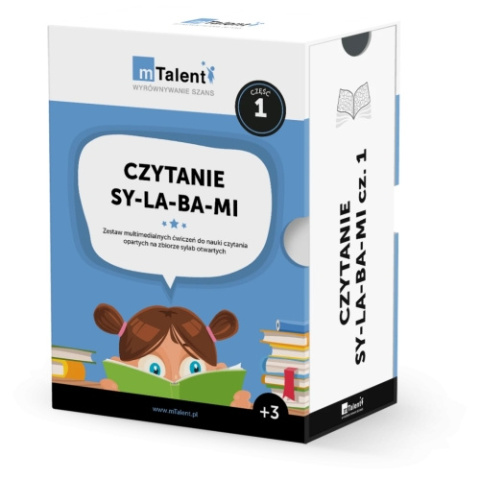 mTalent Czytanie SY-LA-BA-MI cz.1 wiek 3+ mTalent Czytanie SY-LA-BA-MI cz.1 wiek 3+