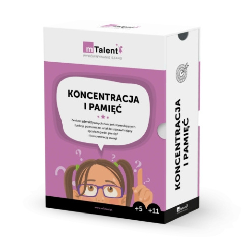mTalent KONCENTRACJA I PAMIĘĆ wiek 5+ i 11+