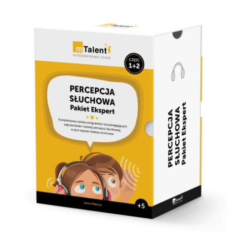 mTalent Percepcja słuchowa. Pakiet Ekspert wiek 5+ mTalent Percepcja słuchowa. Pakiet Ekspert wiek 5+