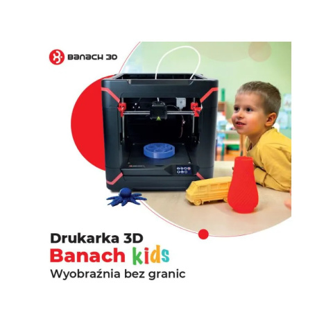 Drukarka 3D Banach Kids z Filamentem Drukarka 3D Banach Kids z Filamentem