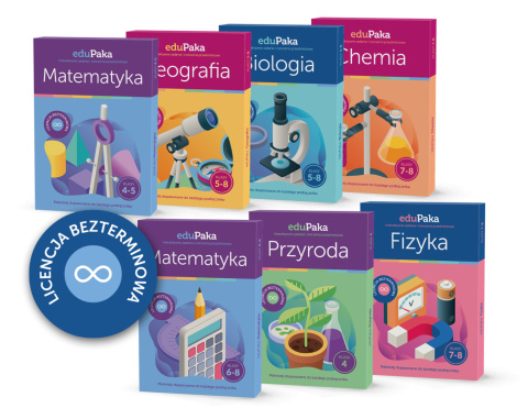 EeduPaka Zestaw matematyczno-przyrodniczy kl. 4-8 (7 programów) EeduPaka Zestaw matematyczno-przyrodniczy kl. 4-8 (7 programów)