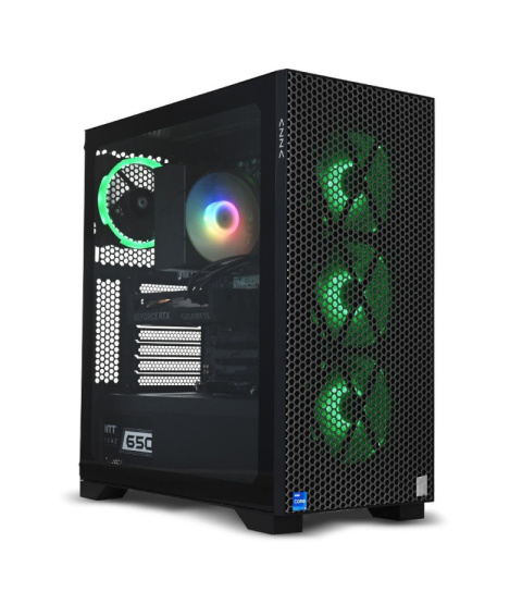 Komputer HIRO Gamer Intel i5 14400F, RTX 3050 6GB, 16GB RAM, 1TB SSD, WIFI, W11H Komputer HIRO Gamer Intel i5 14400F, RTX 3050 6GB, 16GB RAM, 1TB SSD, WIFI, W11H