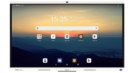 Monitor interaktywny METZ 86SG1 86" 4K UHD | Android 13 | 16GB RAM – do szkół i firm