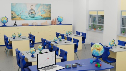 Kompleksowa pracownia geograficzna o szkół podstawowych i średnich