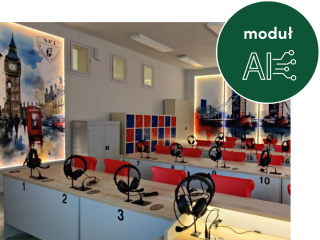 Pracownia językowa Advanced z modułem AI - 16 stanowisk