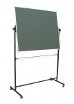 Tablica typu A, zielona, na stojaku, obrotowa 1,0 m x 1,20