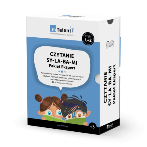 mTalent Czytanie SY-LA-BA-MI Pakiet Ekspert wiek 5+