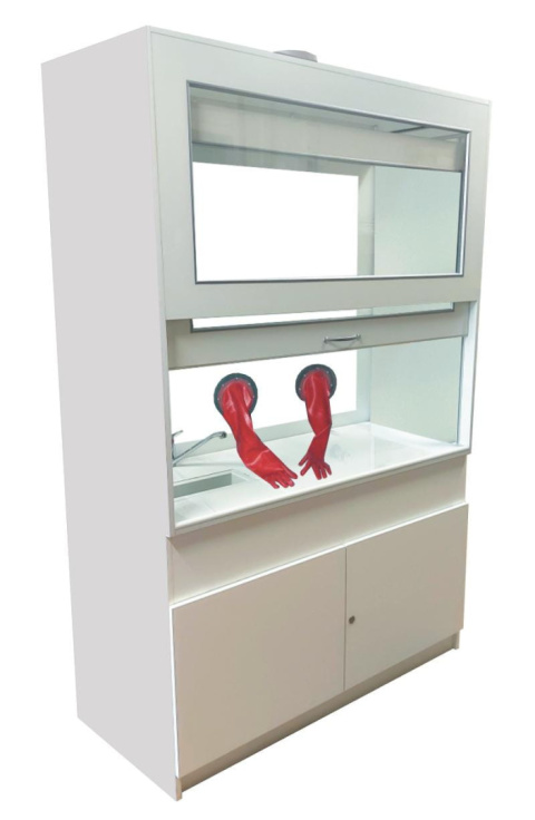 Dygestorium laboratoryjne PRO-III z komorą rękawicową