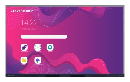 Monitor interaktywny Clevertouch IMPACT MAX 2 75" 4K Android | 8GB RAM – do szkół i firm