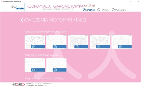 GoSense. Koordynacja i grafomotoryka GoSense. Koordynacja i grafomotoryka