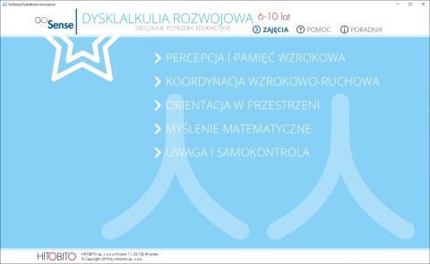 GoSense. Dyskalkulia rozwojowa