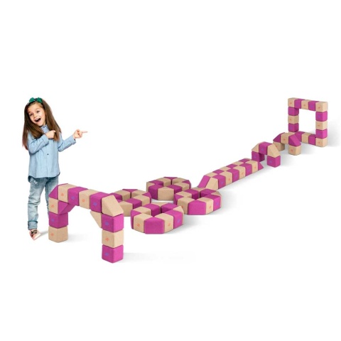Klocki magnetyczne JollyHeap Basic - 100 szt Klocki magnetyczne JollyHeap Basic - 100 szt