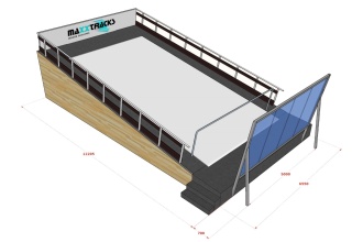 Całoroczny halowy stok narciarski