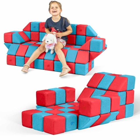 Klocki magnetyczne JollyHeap Zestaw Joy - zabawka do terapii SI - 150 szt
