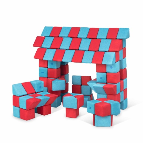 Klocki magnetyczne JollyHeap Zestaw Joy - zabawka do terapii SI - 150 szt