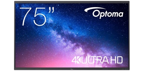 Monitor interaktywny Optoma 5753RK 75" 4K Android 13 | 8GB RAM – do szkół i firm