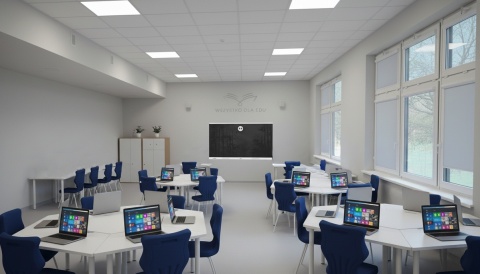 Mobilna pracownia komputerowa na laptopach dla szkół – 10 stanowisk +1