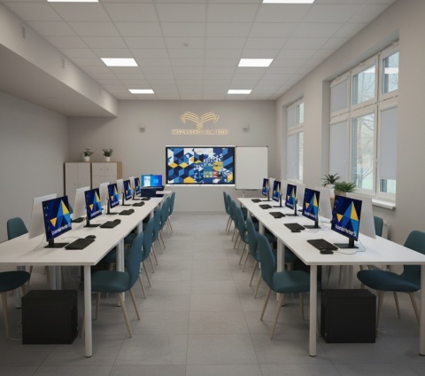 Nowoczesna pracownia komputerowa PC dla szkół – 30 stanowisk +1 | VAT 0%