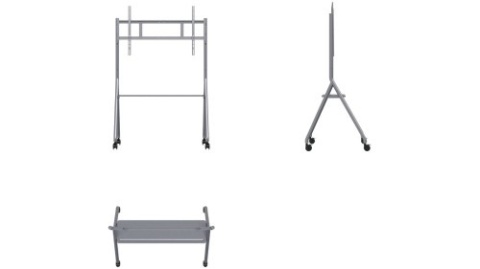 „Statyw mobilny myBoard Base ST005 43-98 cali | Regulowany stojak do monitora edukacyjnego i konferencyjnego”