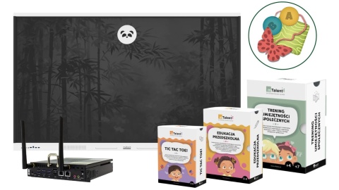 Zestaw Rewalidacja Plus - monitor interaktywny Panda 75" + OPS + programy EDU